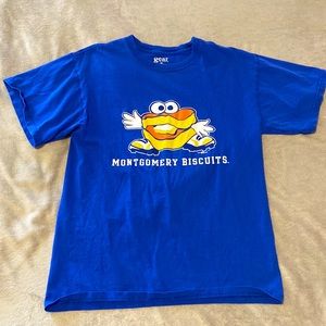 AS Vintage Montgomery Biscuits MLB minor league team short sleeve T-shirt